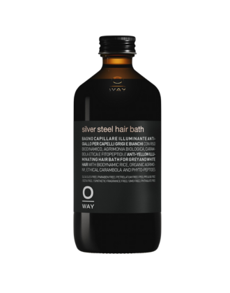 Silver steel hair bath - VeryOna